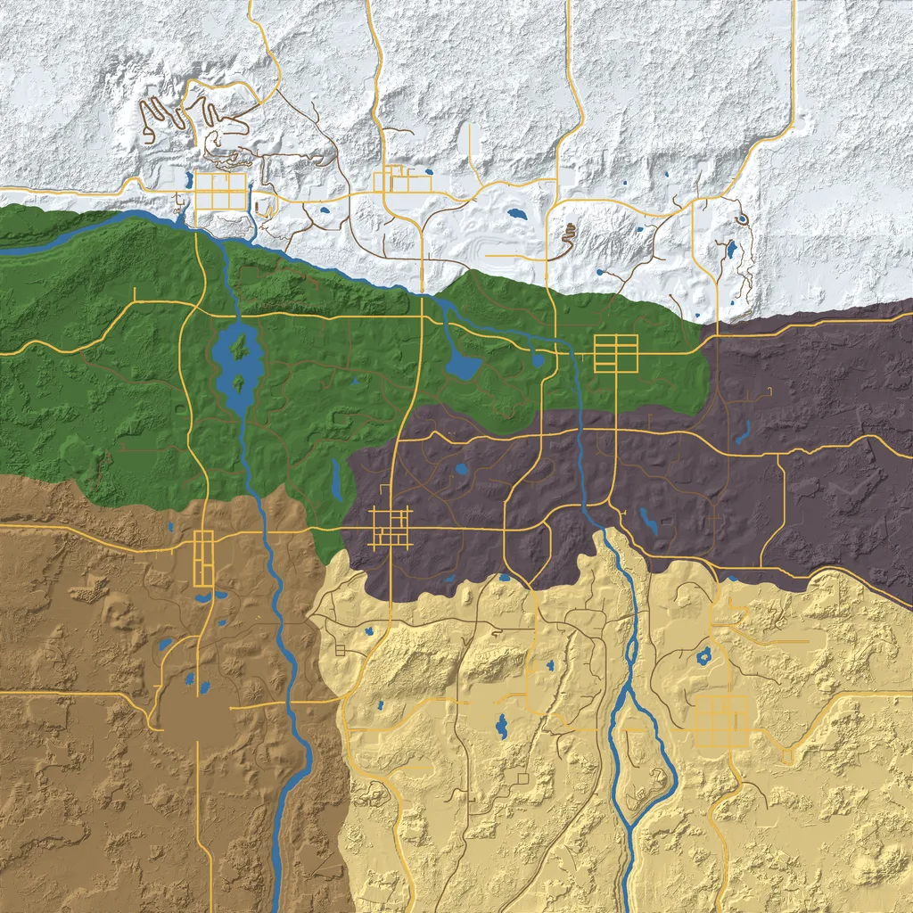 Map of Navezgane
