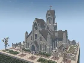 St. Moe's Cathedral in 7 Days to Die