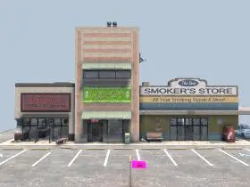 Shady Square Shoppe in 7 Days to Die