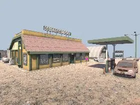 Navezgane Falls Diner in 7 Days to Die