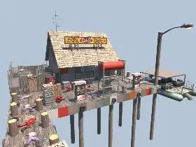 BJ's Gas Dock in 7 Days to Die