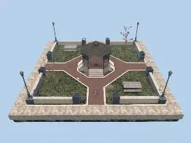 Gazebo Park in 7 Days to Die