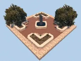 Obelisk Plaza in 7 Days to Die