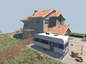 The Sinkhole House in 7 Days to Die