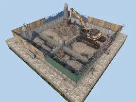 Downtown Construction Site in 7 Days to Die