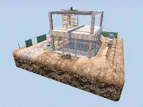 Industrial Construction Site #10 in 7 Days to Die
