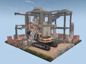 Industrial Demolition Site in 7 Days to Die