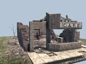 Burnt Cafe in 7 Days to Die