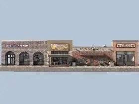 Route 66 Restaurant Row in 7 Days to Die