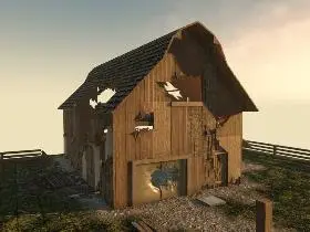 Ruined Barn in 7 Days to Die