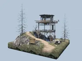 Ranger Station Hotel in 7 Days to Die