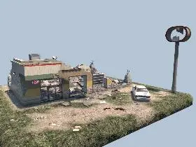 Dilapidated Store in 7 Days to Die