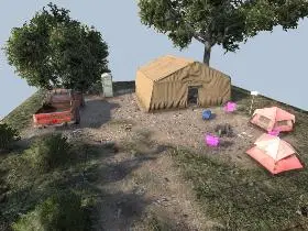 Hexed Hikers in 7 Days to Die