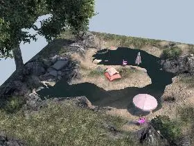 Burstwater Beach in 7 Days to Die