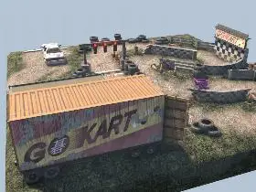 Marlon's Kart Track in 7 Days to Die