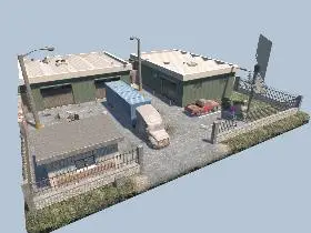 Blue Trailer Trucking in 7 Days to Die