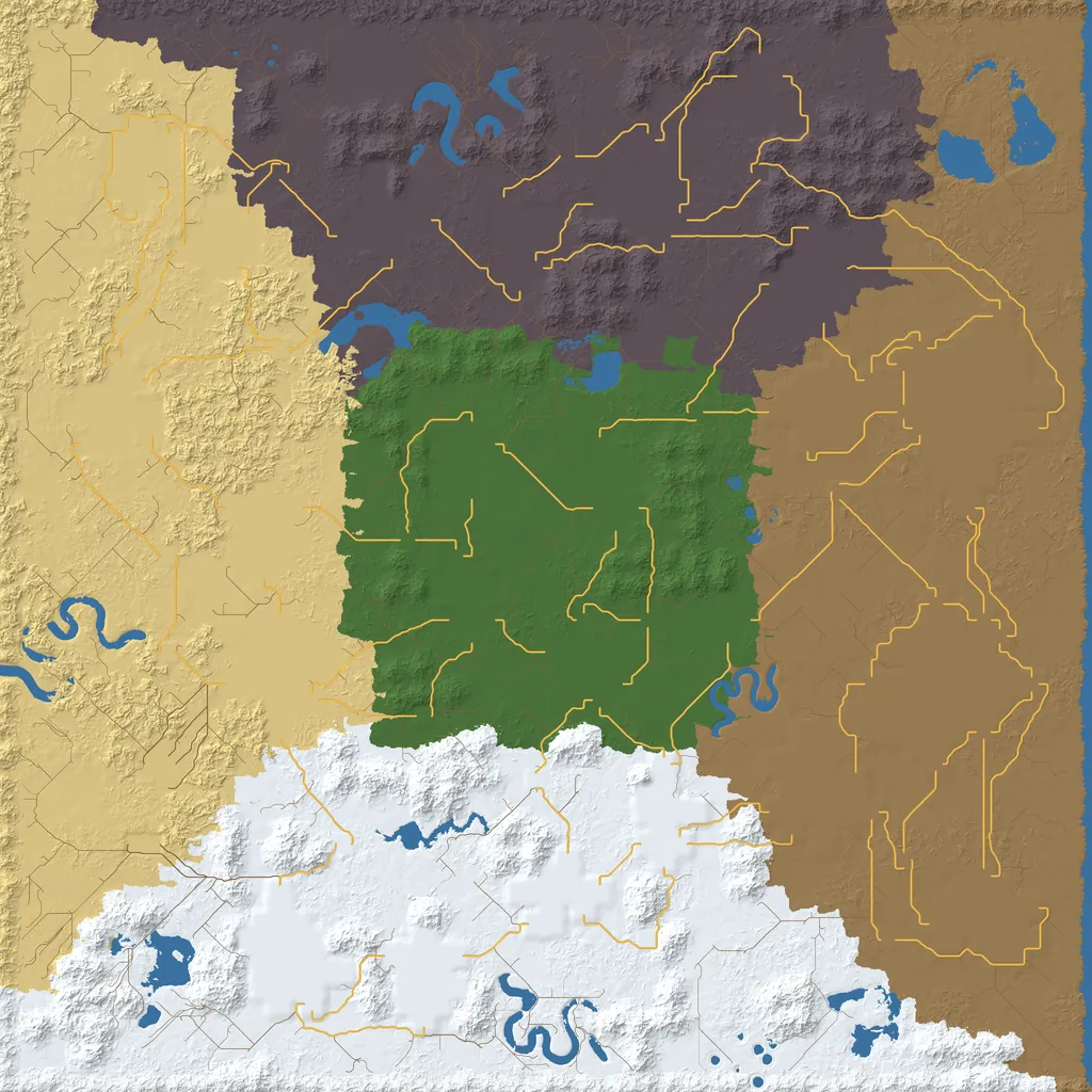 Map of Osuhice Territory, seed Afterlife at 10240
