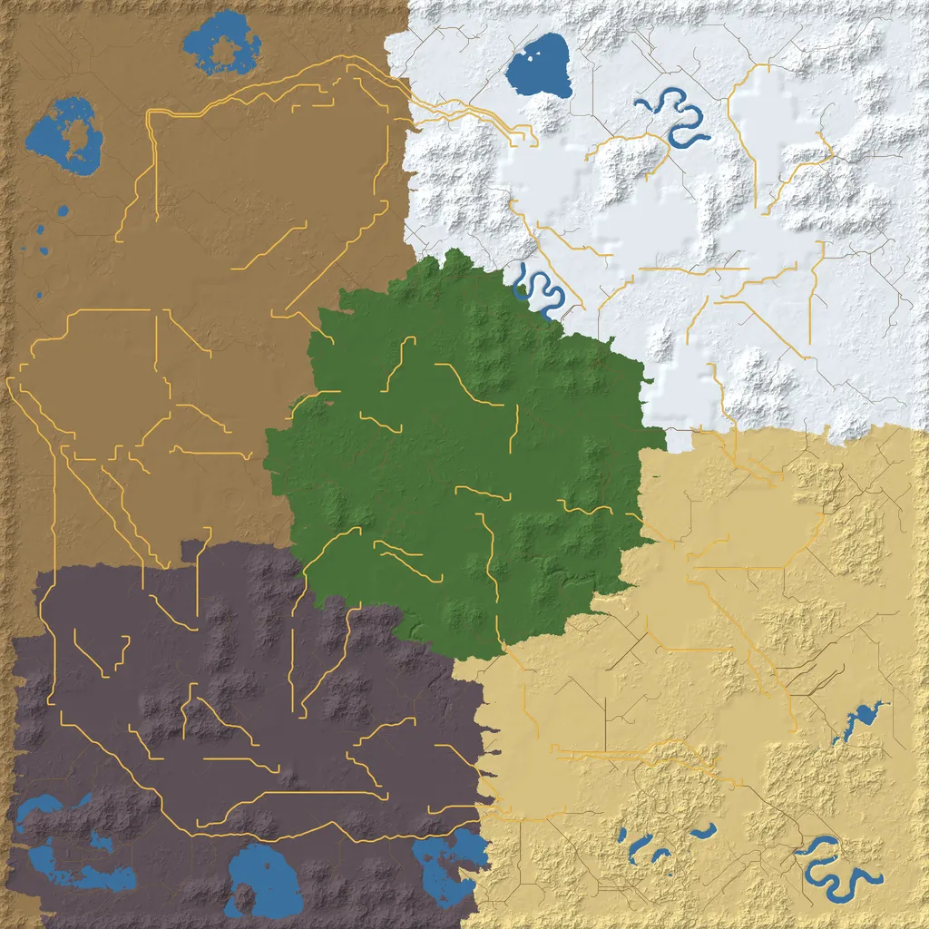 Map of Lucuru Mountains, seed apocalypse at 10240
