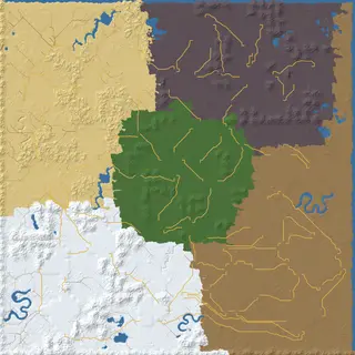 Map of the Gridsquaregaming seed at 10240