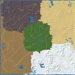 Map of the island seed at 10240
