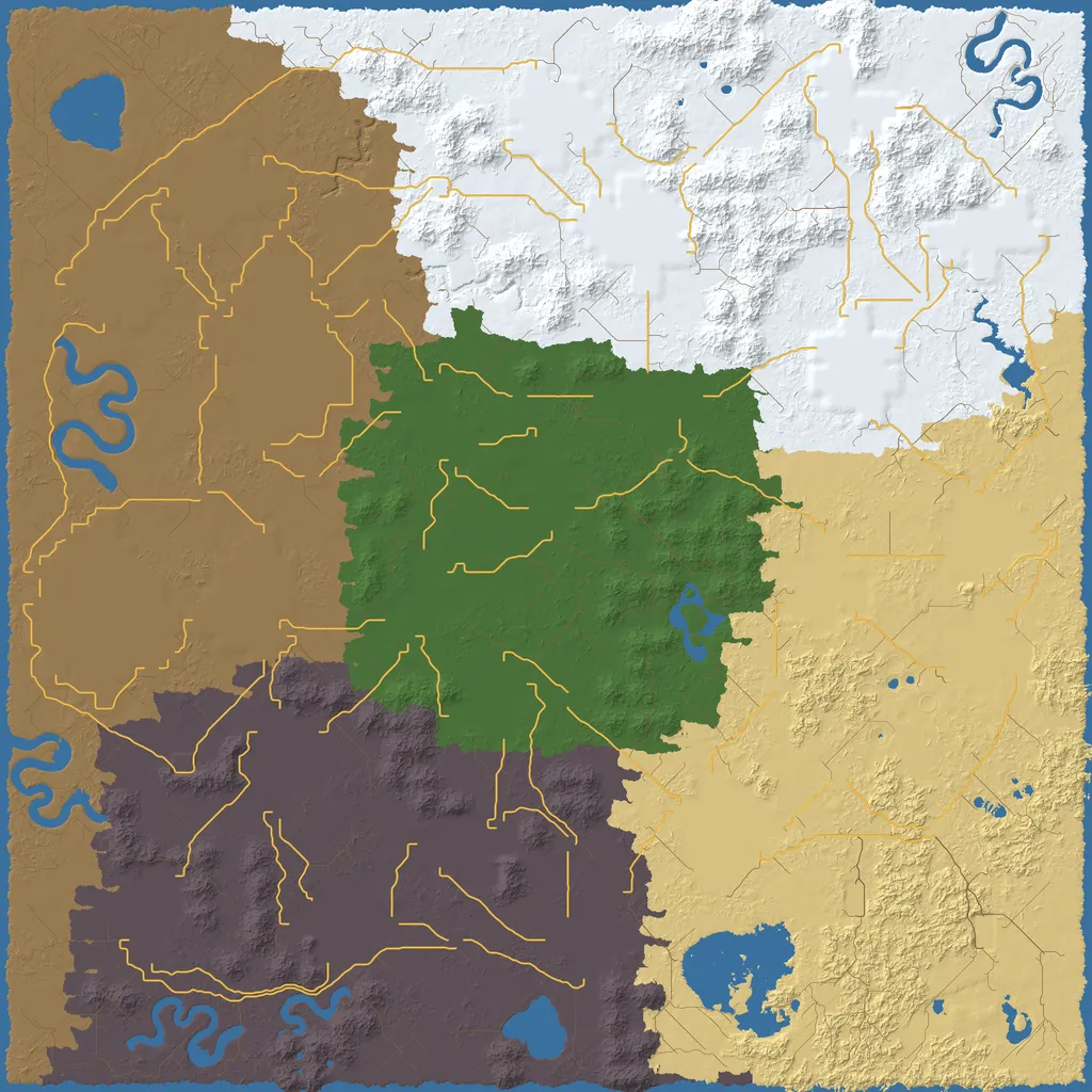 Map of North Lanacu Territory, seed mountain at 10240