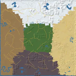 Map of the Navezgane seed at 10240
