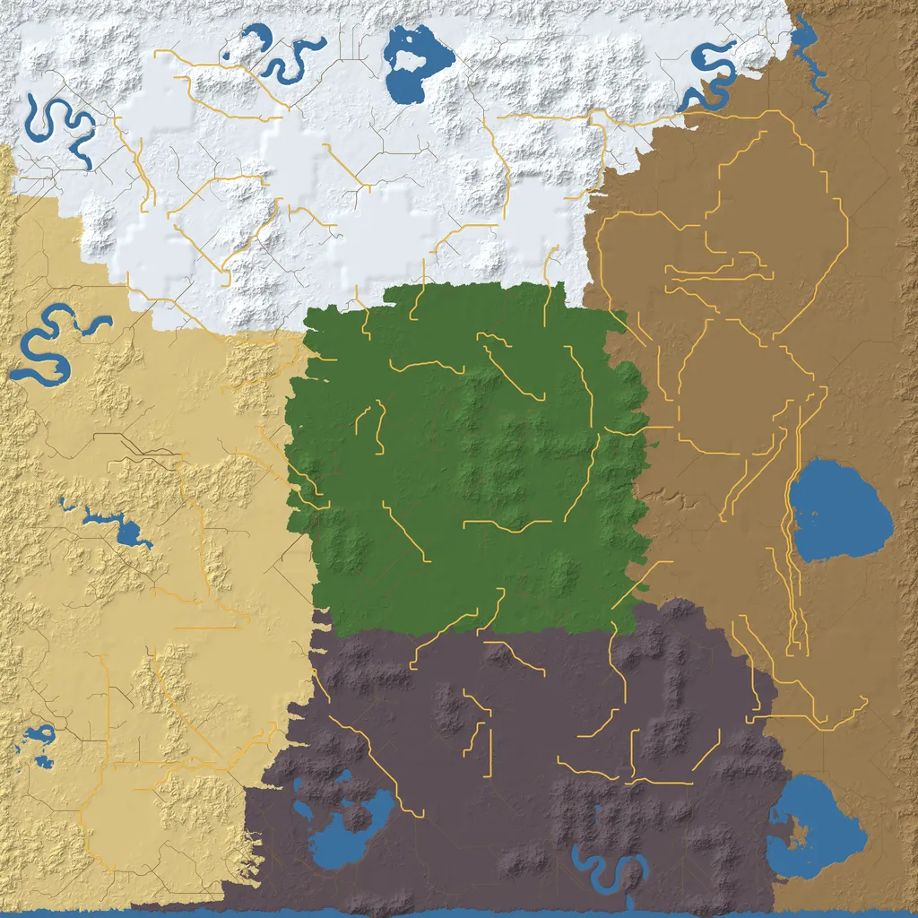Map of Zorata County, seed nomad at 10240