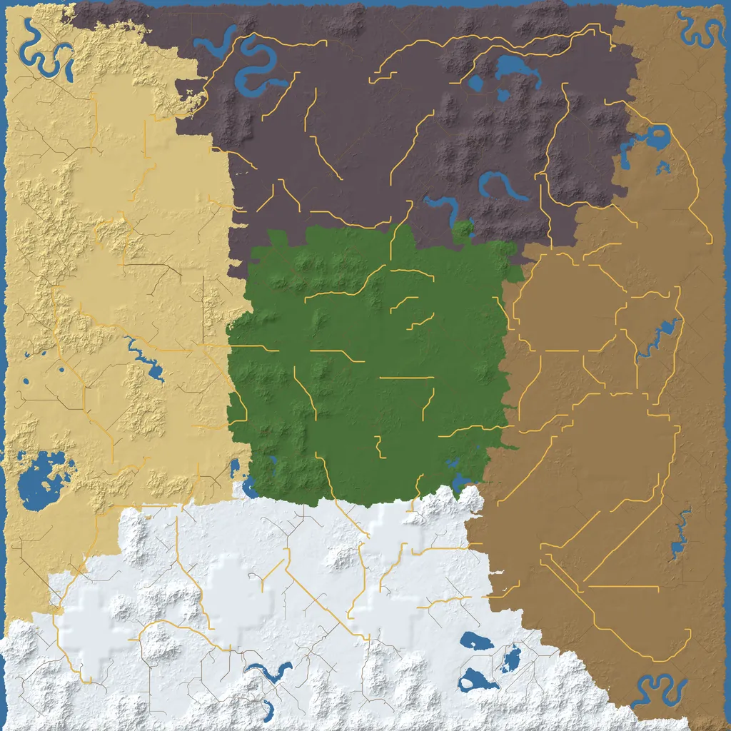 Map of South Epanee Valley, seed random at 10240