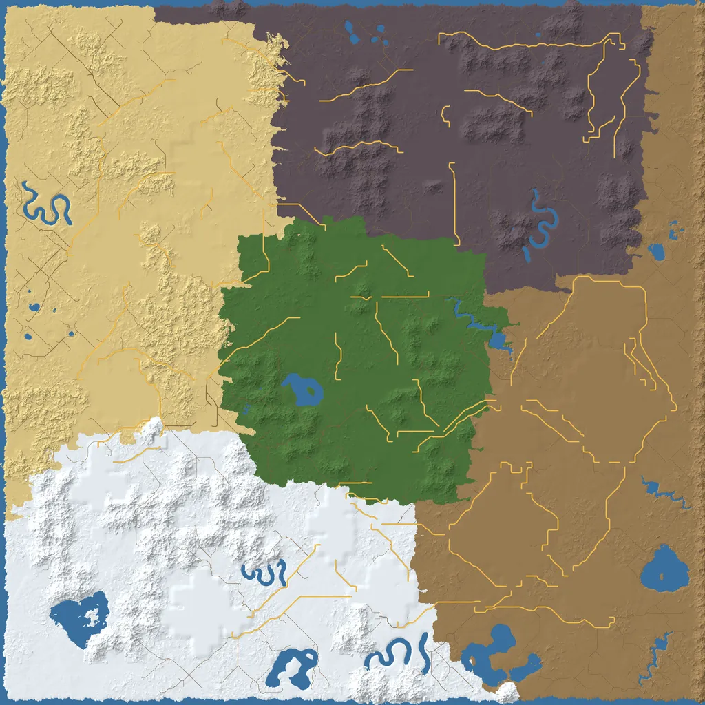 Map of Kadociwu Territory, seed river at 10240