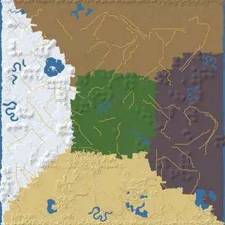 Map of the snow seed at 10240