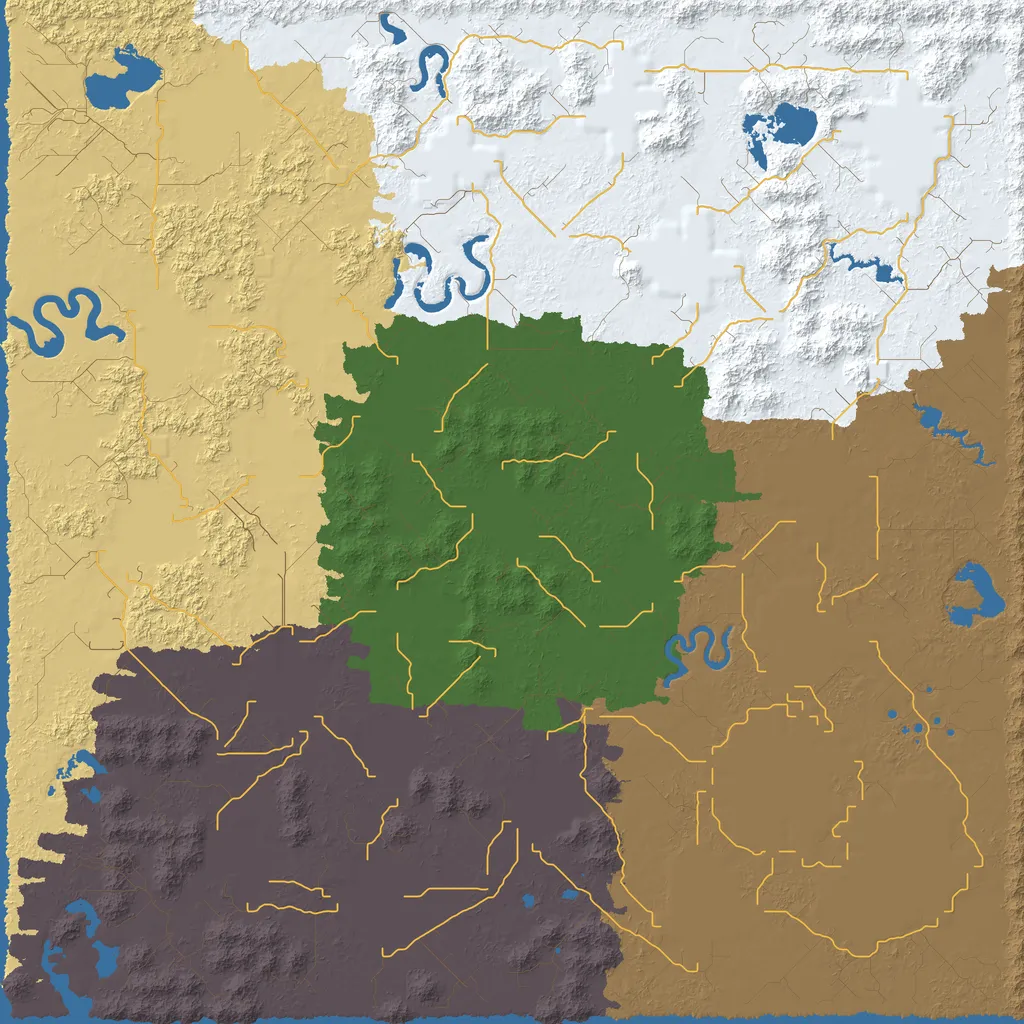Map of Pesabibu Valley, seed survival at 10240