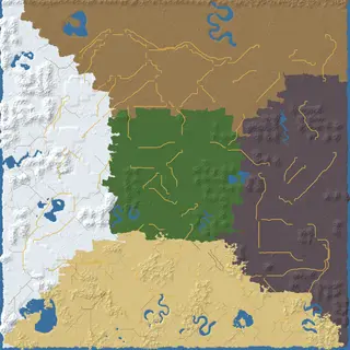 Map of the thunder seed at 10240