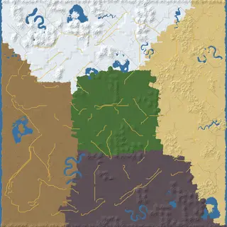 Map of the wasteland seed at 10240