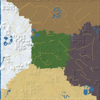 Map of the wilderness seed at 10240