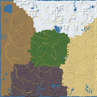 Map of the ZombieSalami seed at 10240