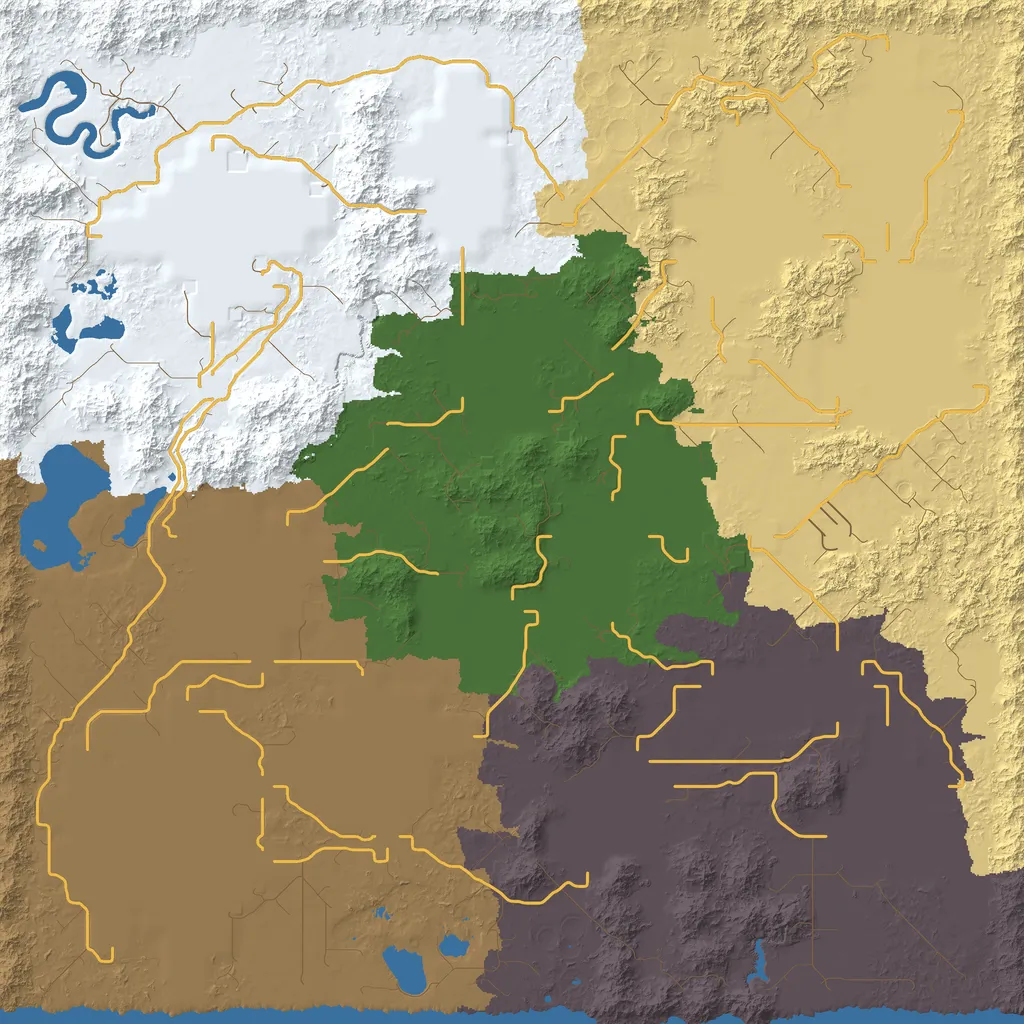 Map of South Midoege County, seed bacon at 6144