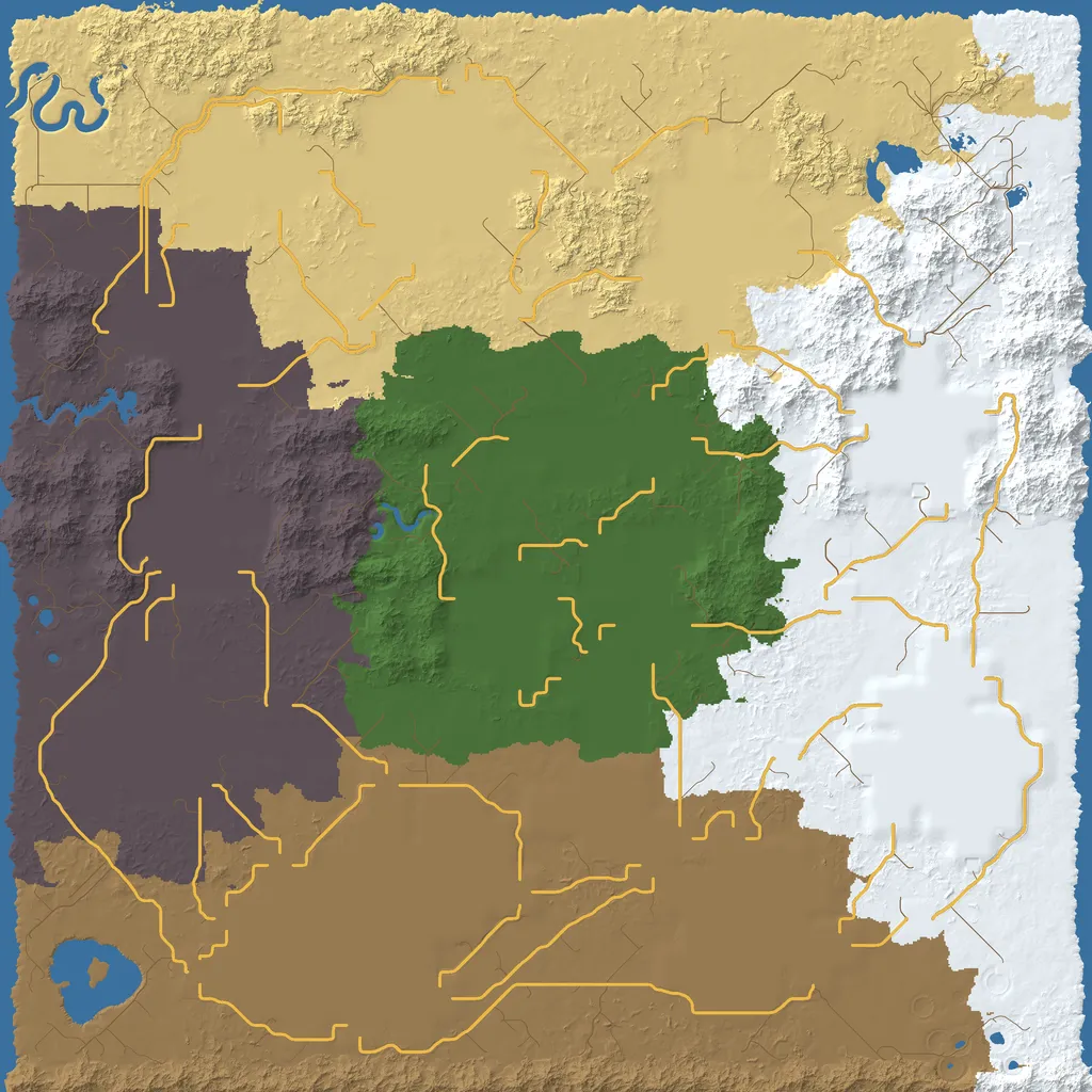 Map of Zixagewa Mountains, seed Bad-temperedBench at 6144