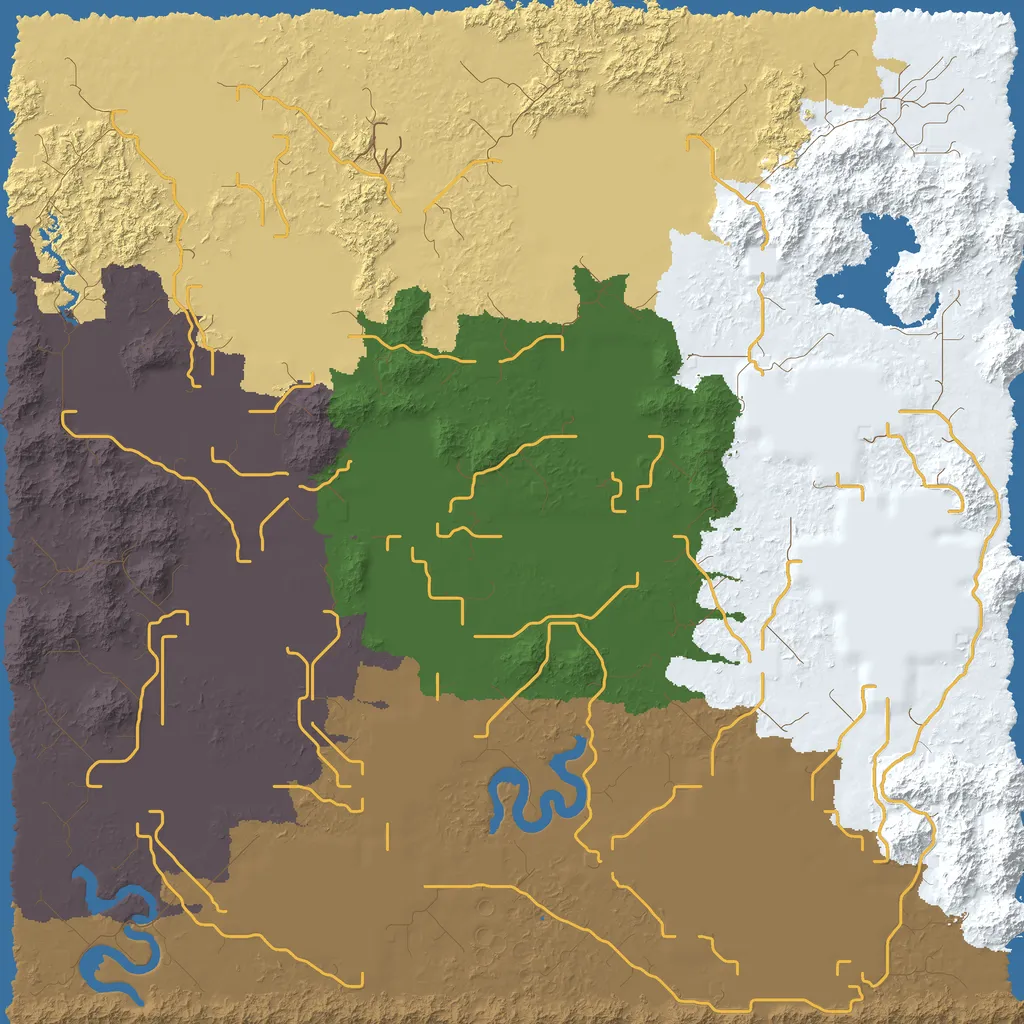 Map of Xahilele Valley, seed canyon at 6144