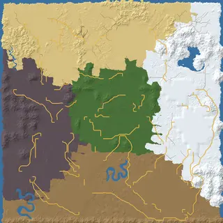 Map of the canyon seed at 6144