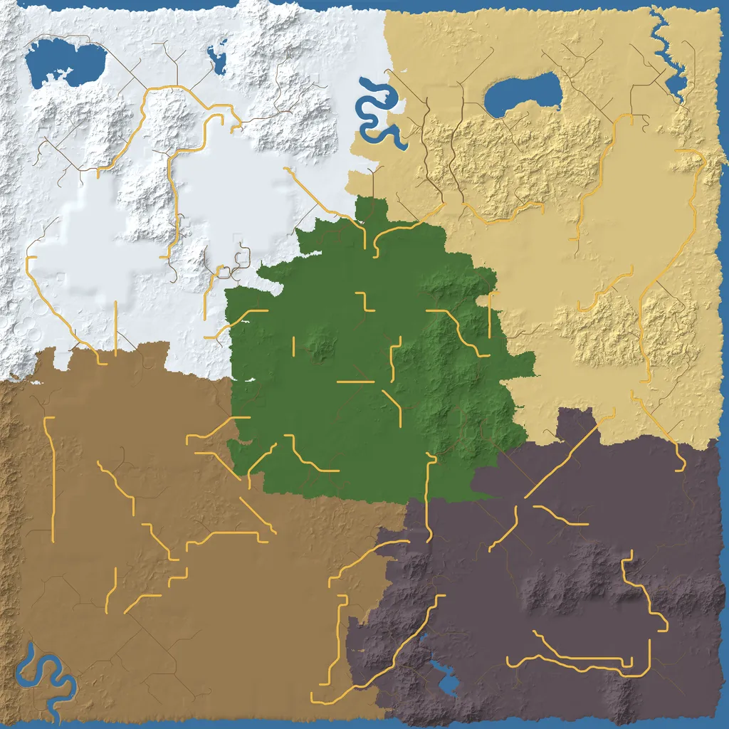 Map of Gomuxefu County, seed desert at 6144