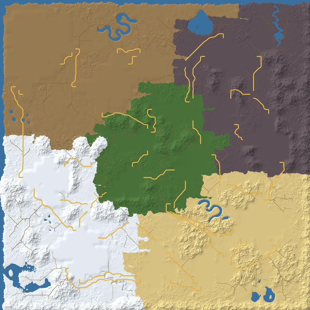 Map of Moleje Mountains, seed GeodeticCorrosiveness at 6144