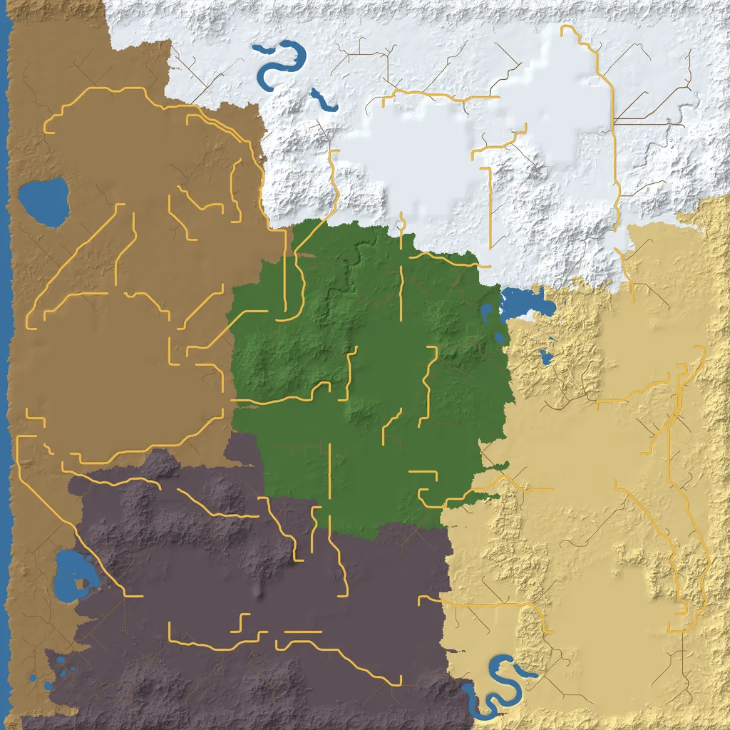Map of North Mesue County, seed Greenland at 6144