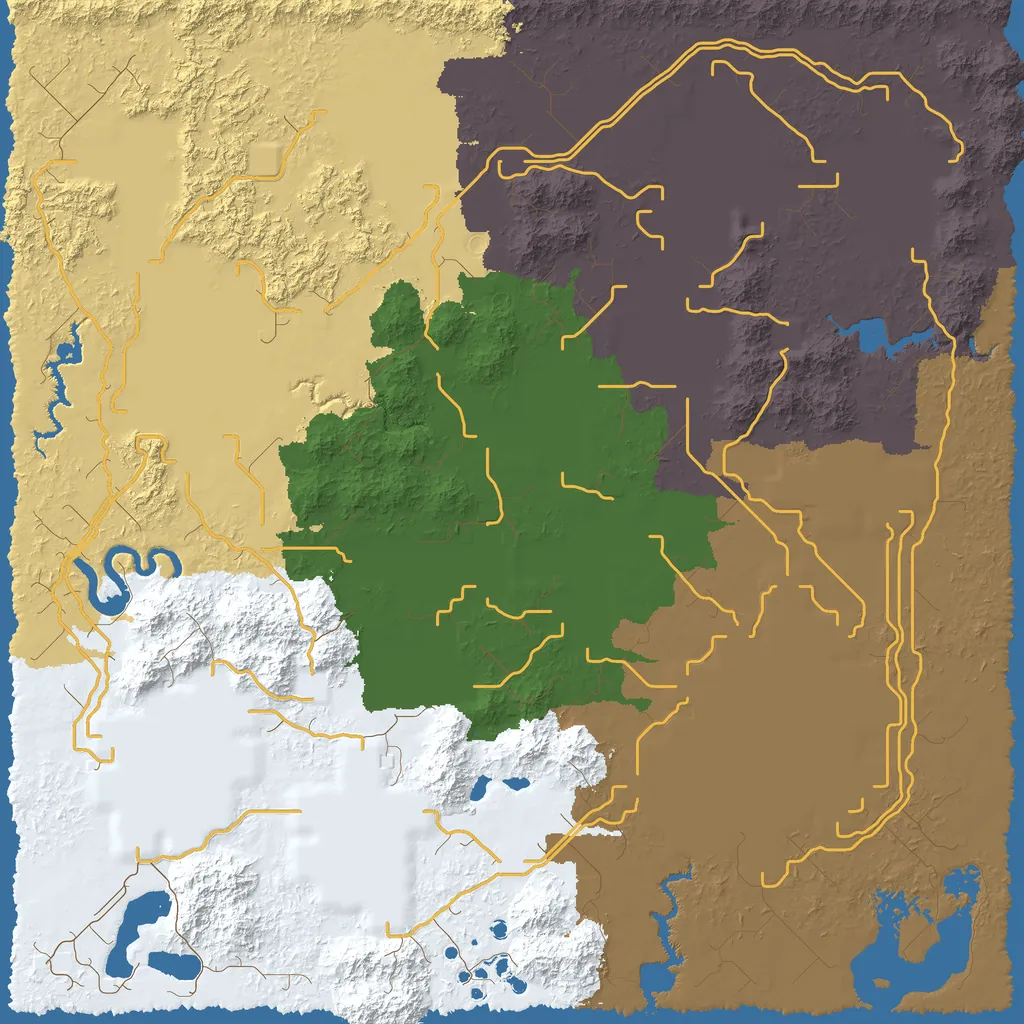 Map of North Cerifova Valley, seed horde at 6144