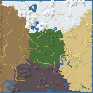 Map of the lucky seed at 6144
