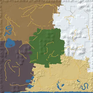Map of the Navezgane seed at 6144