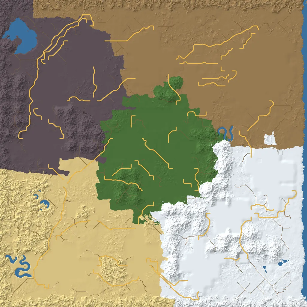 Map of New Lulexi Valley, seed summer at 6144