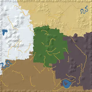 Map of the wasteland seed at 6144