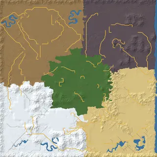 Map of the wilderness seed at 6144