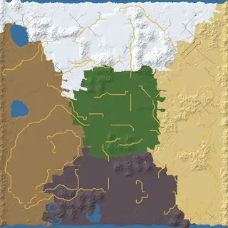 Map of the world seed at 6144