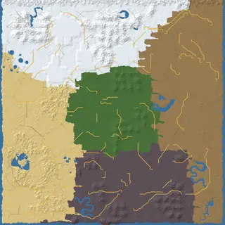 Map of the 0 seed at 8192